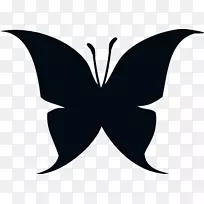蝴蝶对称图案-蝴蝶轮廓