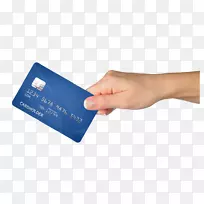 信用卡智能卡银行atm卡手握银行卡