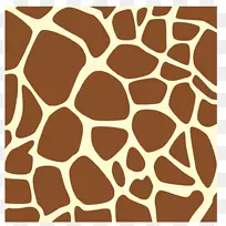 西非长颈鹿虎皮夹艺术长颈鹿条纹