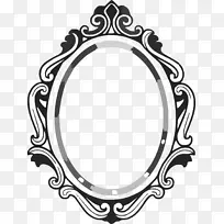 魔镜免费内容绘画剪辑艺术-古典镜子
