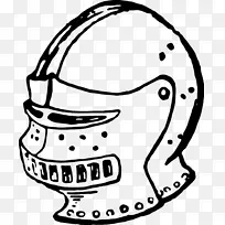 头盔盔甲骑士剪贴画手绘头盔