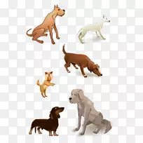 Beagle宠物看护小狗剪贴画-微软剪贴画