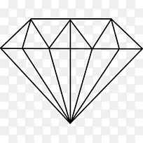 绘制钻石线艺术-剪贴画.钻石剪贴画