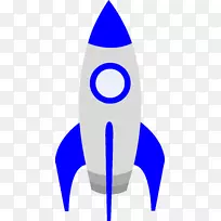 航天器火箭外太空剪贴画