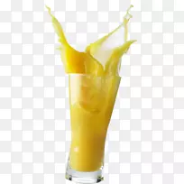 橙汁模糊肚脐螺丝刀哈维沃班格-溢出果汁