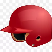 击球头盔棒球棒夹艺术头盔剪贴画