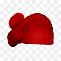 帽子爱花瓣-红色帽子