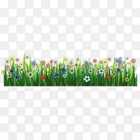 草花剪贴画-动画草剪