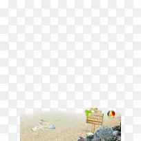 海报模板CorelDraw-沙滩