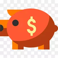 金融储蓄罐债券夹艺术卡通猪储蓄罐