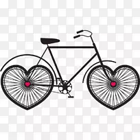 自行车车轮巡洋舰自行车轮胎-自行车，自行车