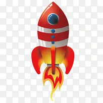 火箭玩具-卡通火箭