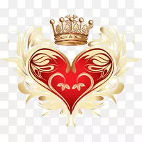 婚庆标志奥尔凯兹剪贴画-爱情王冠