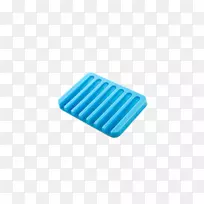 肥皂伽马校正图标-伽马全创意硅胶可以排出肥皂盒蓝色。