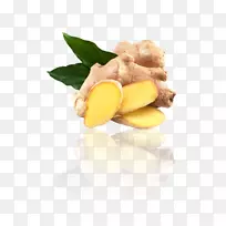 果汁生姜茶柠檬风味切片​​生姜