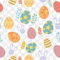 复活节兔子彩蛋图案-复活节元素