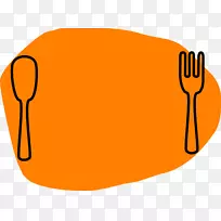 餐巾餐巾纸餐盘夹艺术免费晚餐剪贴画