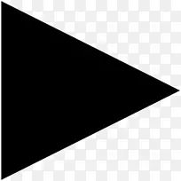 黑色三角形图案-右箭头