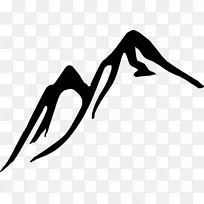 基灵顿滑雪场绿山剪贴画山崖