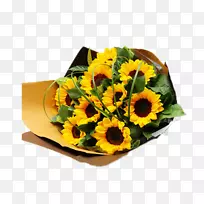 普通向日葵花束-黄色向日葵礼品