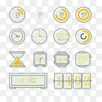 时钟下载图标-各种时钟图标图像下载