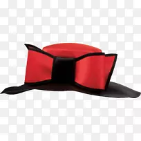 帽子帽夹艺术.红色帽子