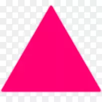 三角形面积图-粉红色三角形