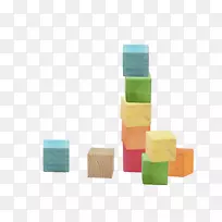 立方体颜色-木制立方体