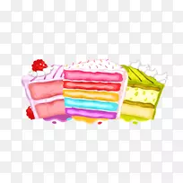 彩虹曲奇蛋糕-彩虹蛋糕