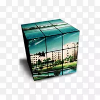 魔方立方体三维空间三维立方体