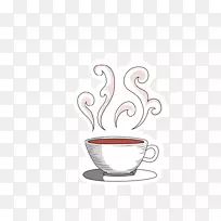 咖啡杯咖啡豆杯