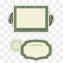 钞票美元图案-钞票装饰元素