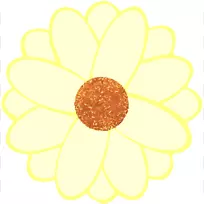 20世纪60年代剪贴画-雏菊图像