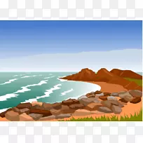 海岸免费内容剪贴画-岩石剪贴画