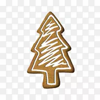 饼干圣诞树-棕色创意圣诞树饼干