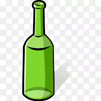 红酒白葡萄酒蒸馏饮料剪辑艺术啤酒瓶剪贴画