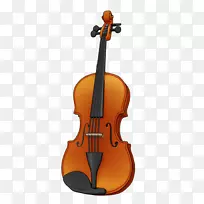 低音小提琴中提琴大提琴橙色小提琴