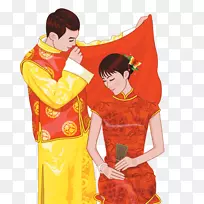 婚姻婚礼-古代新娘