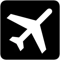 飞行指导员飞机希思罗机场图标-移民剪贴画