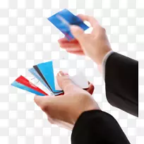 信用卡持有公司名片银行卡