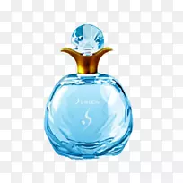 瓶蓝色香水颜色香水瓶