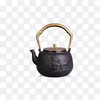 咖啡壶茶壶-吉祥的铸铁茶壶