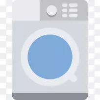 洗衣机家用电器可伸缩图形图标-洗衣机