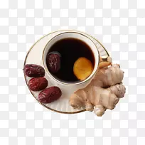 海口生姜茶-不含生姜调料。