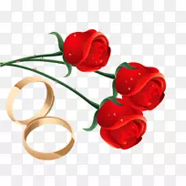 婚戒-玫瑰订婚戒指材料