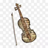 小提琴中提琴-复古小提琴