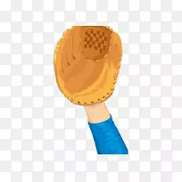 棒球手套运动夹艺术棒球手套