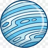 木星水星天王星剪贴画.行星材料