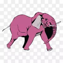 非洲灌木象亚洲象剪贴画一只大象