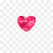 粉红色下载图标-粉红色心脏
